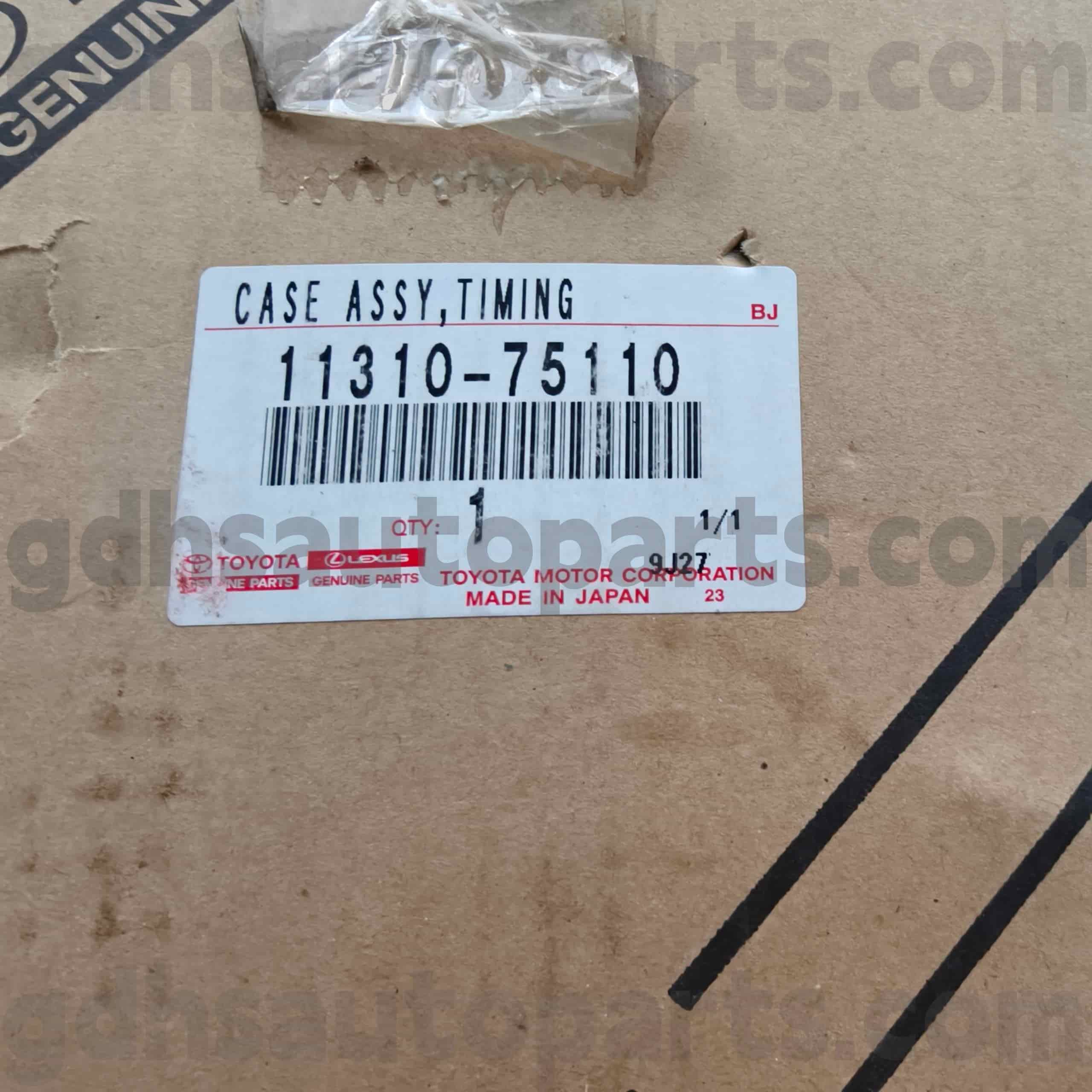 11310-75110 ल्यान्ड क्रुजर प्राडो, TACOMA चेसिस NO.TRJ150 को लागि टोयोटा वास्तविक पार्ट्स टाइमिङ कभर