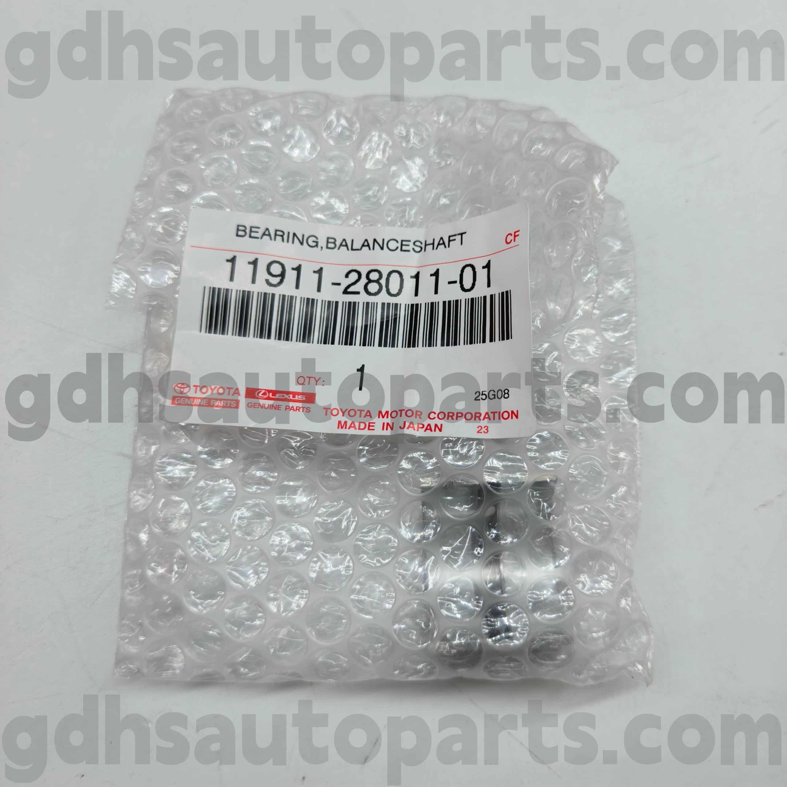 11911-28011-01 टोयोटा जेन्युइन पार्ट्स ब्यालेन्स शाफ्ट बियरिङका लागि CAMRY, HARRIER, RAV4, PREVIA Chassis NO.ACV4# ACR50 AC