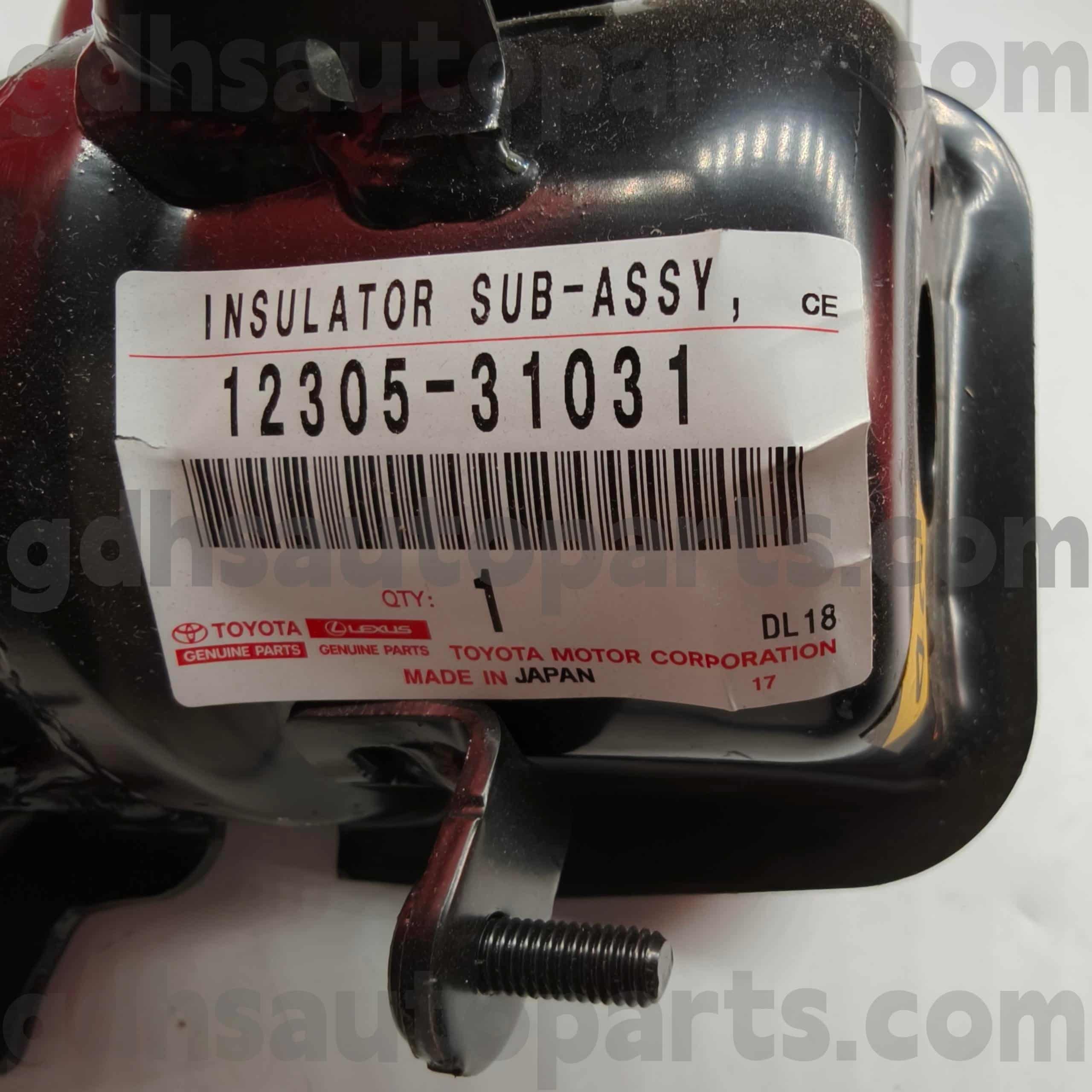 12305-31031 टोयोटा जेनुइन पार्ट्स राइट इन्जिन माउन्ट CAMRY/HYBRID, RAV4 चेसिसको लागि