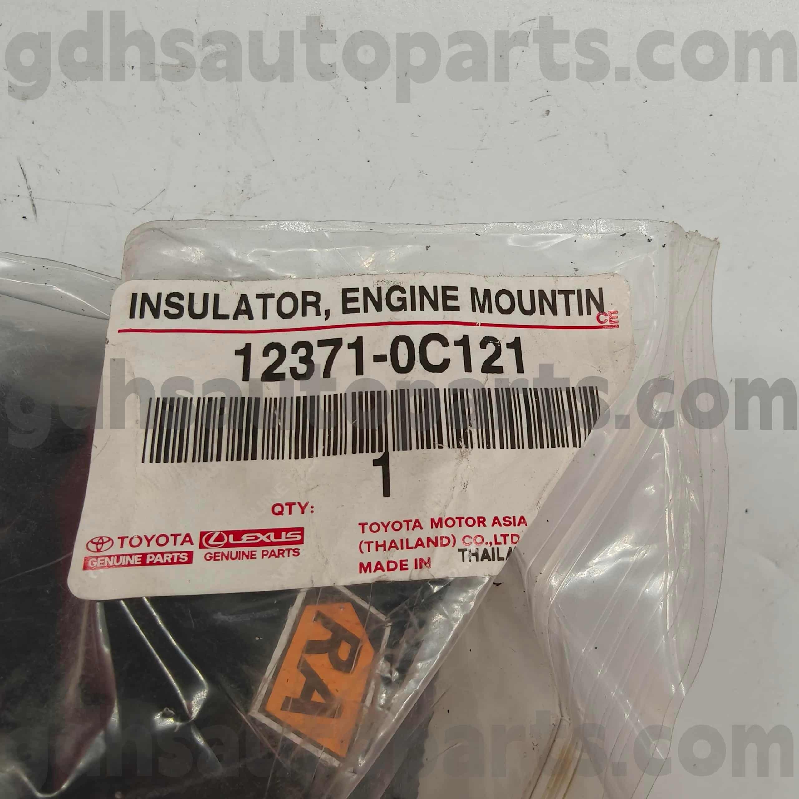 12371-0C121 टोयोटा जेन्युइन पार्ट्स सिफ्ट लिंकेज चेसिस NO.2TRFE..TGN26..4FC को लागि