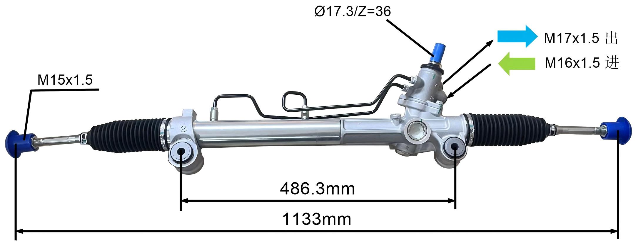 44200-06280 अटोमोटिभ स्टीयरिङ गियर