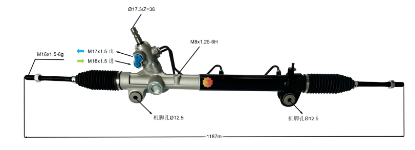 44200-08040 अटोमोटिभ स्टीयरिङ गियर