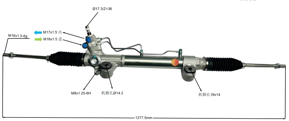 44200-0k721 अटोमोटिभ स्टीयरिङ गियर