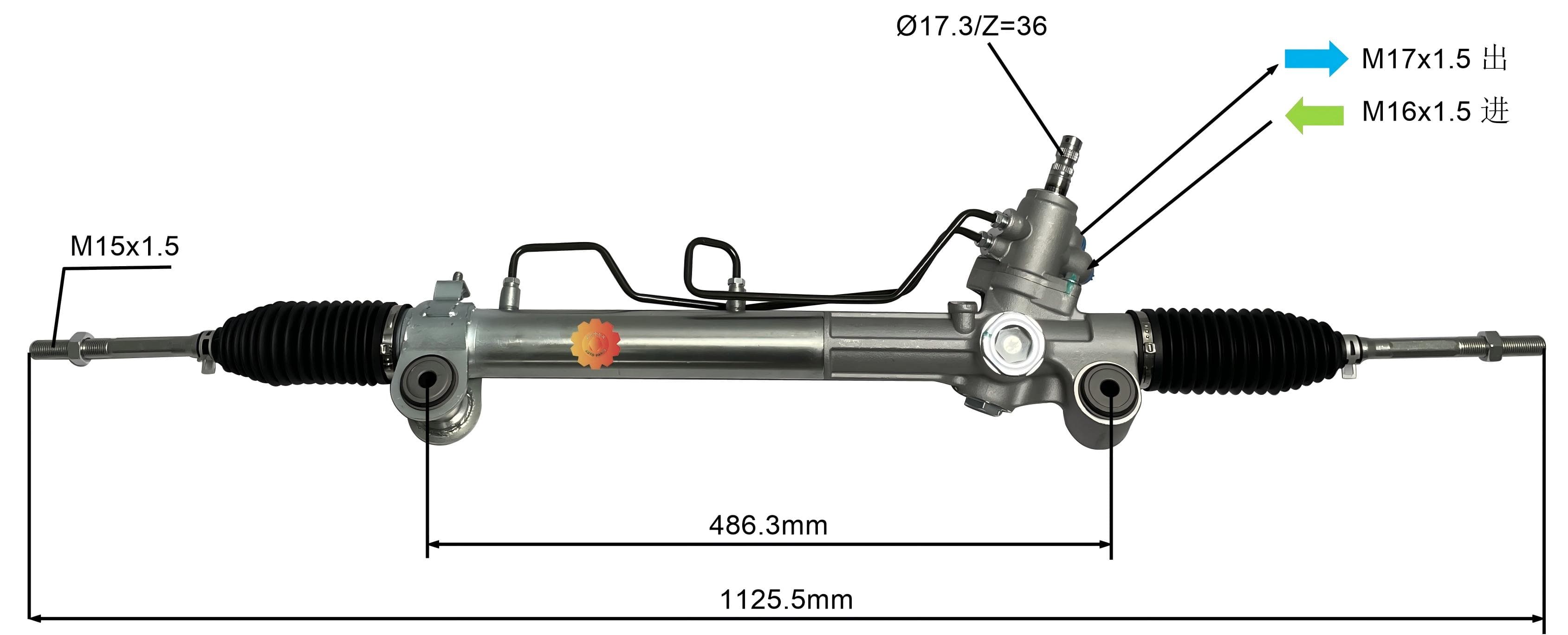 44200-33380 अटोमोटिभ स्टीयरिङ गियर