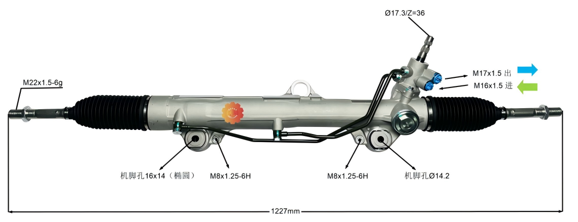 44200-60170 अटोमोटिभ स्टीयरिङ गियर