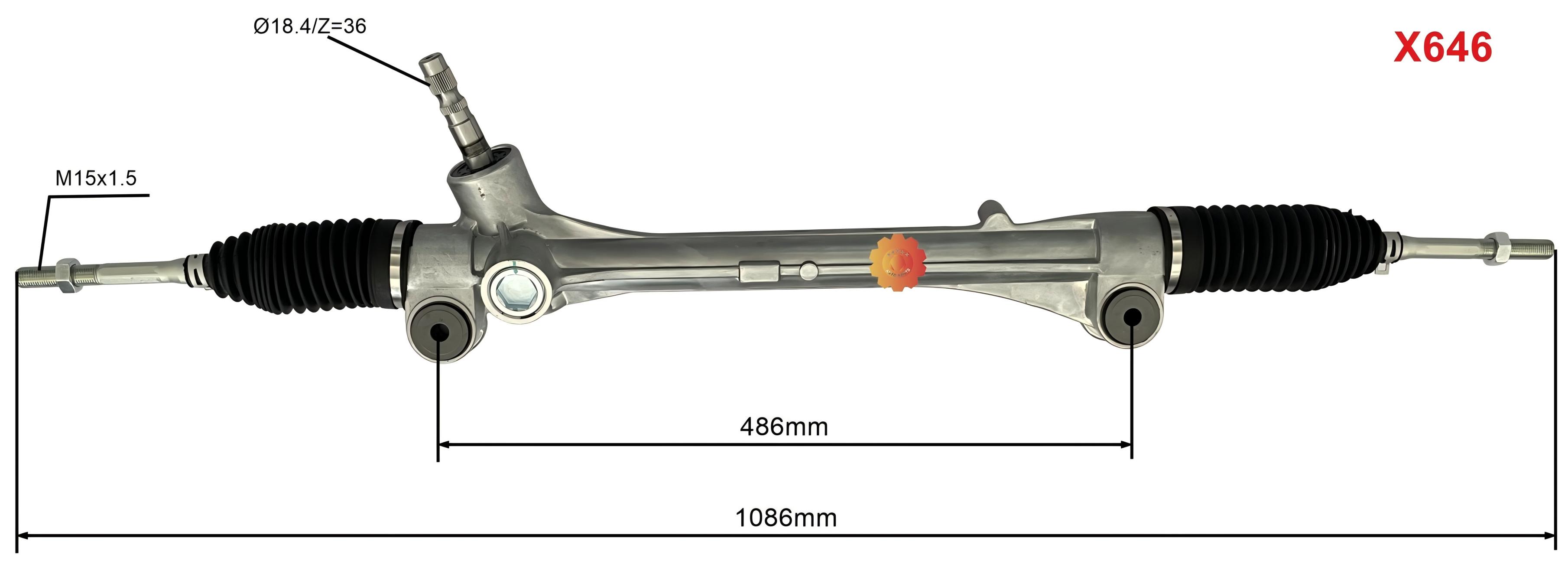 ४५५१०-०६०४१ अटोमोटिभ स्टीयरिङ गियर